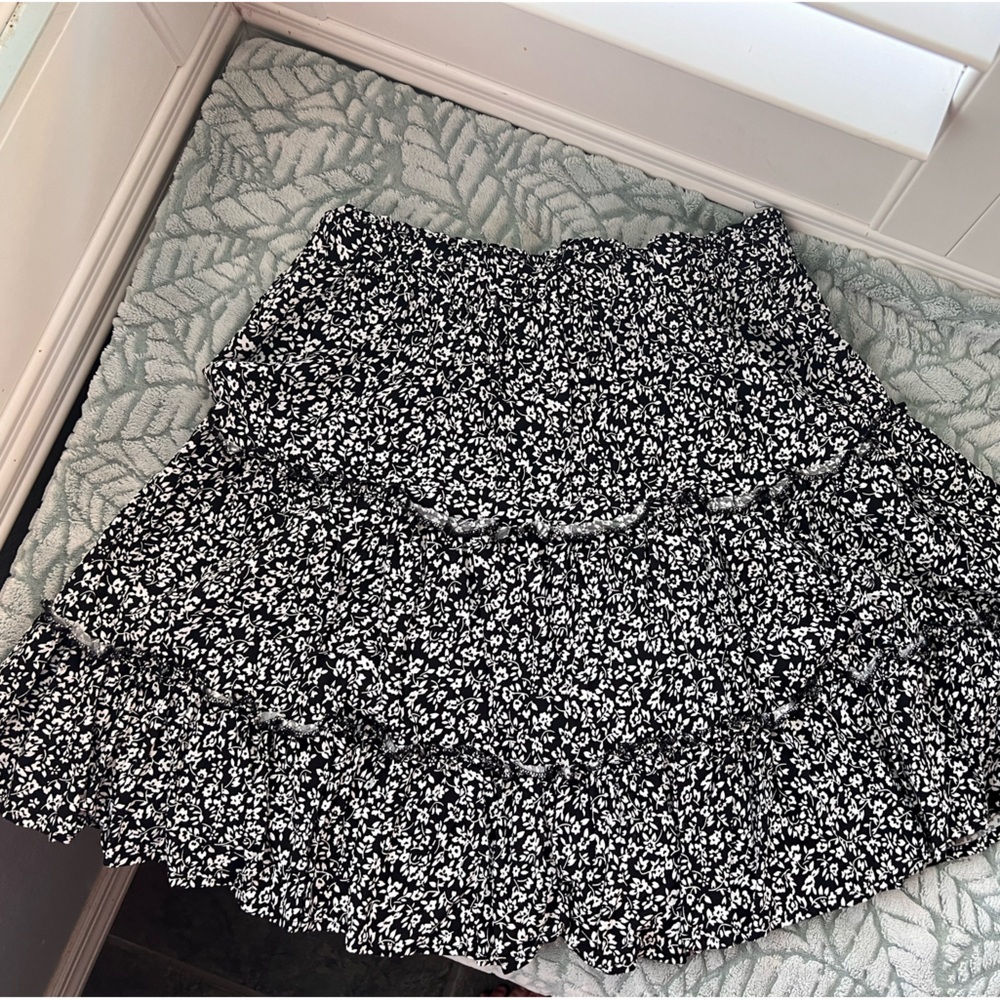 Rachel Zoe Ditsy Floral Tiered Skirt